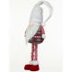 5. GNOME ON TELESCOPIC LEGS WHITE 80-115CM