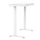 29. Activejet ET119W-C electric height-adjustable desk in white. Tabletop dimensions: 140 x 70 cm.