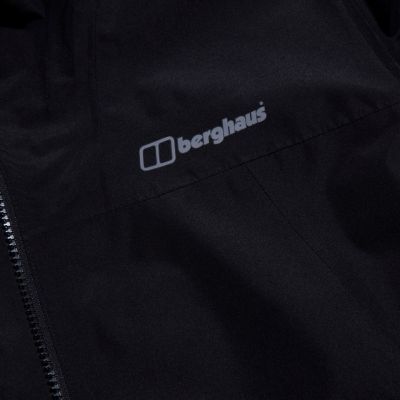 3. Men's Berghaus Deluge Pro 3.0 Rain Jacket, Size M, Black