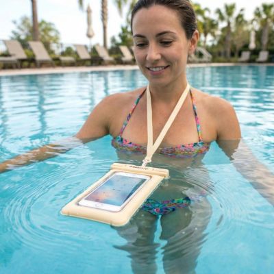 8. WATERPROOF PHONE CASE 12X12CM TPU ENERO CAMP