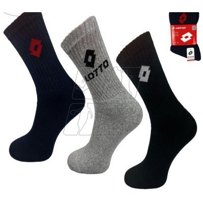 Terry socks LOTTO mix of colors 3 pairs 069777