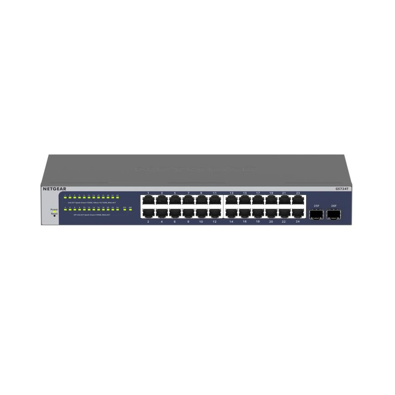 2. Netgear GS724Tv6 26p Managed Gigabit Switch