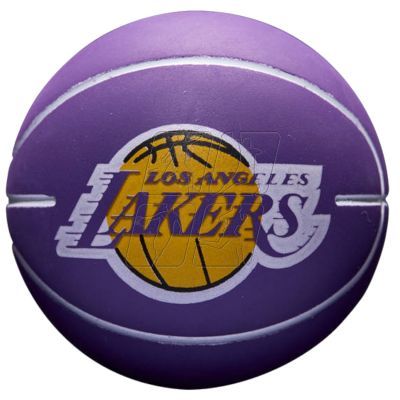 Wilson NBA Dribbler Los Angeles Lakers Mini Ball WTB1100PDQLAL basketball