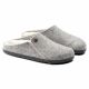 8. Birkenstock Zermatt Light Gray Wool Felt Insulated Men's/Women's Slippers Regular Wide (1015092)