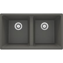 Two-bowl granite sink