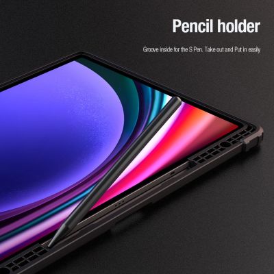 21. Nillkin Bumper Leather Case Pro case for Samsung Galaxy Tab S9+ - black