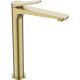 HIGH WASHBASIN MIXER NESTOS BRUSHED GOLD