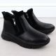 3. Women's leather ankle boots with zipper, insulated, black Filippo 7292