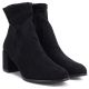 9. Black Sergio Leone BT-55 women's ankle boots with a block heel