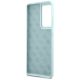 5. Guess GUHCS21LLSLMGLB S21 Ultra G998 blue/blue hardcase Silicone Script Metal Logo