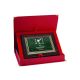 8. Plastic diploma with engraving on a gold plate + CASE