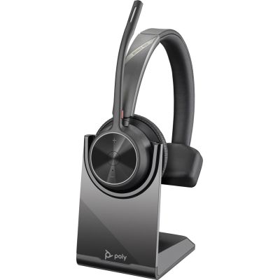 7. POLY Voyager 4310 monaural USB-A headset + BT700 USB-A adapter + charging stand
