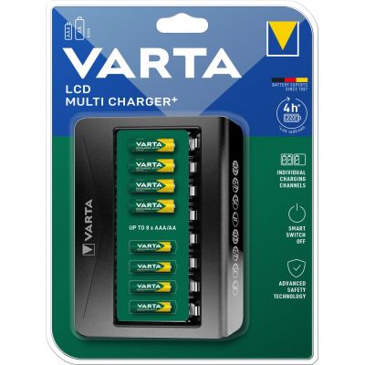 10. Varta LCD Multi Charger+ battery charger Home use battery AC