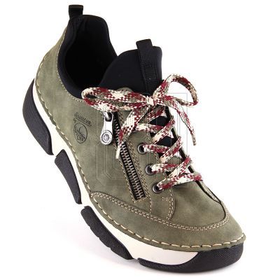 16. Comfortable Rieker W RKR610 green shoes