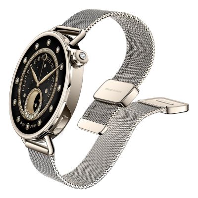 5. Xiaomi S4 Smartwatch BHR07VWGL 3.35cm (1.32") AMOLED 41mm Digital Gold