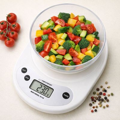 10. ESPERANZA COCONUT EKS007 Electronic Kitchen Scale with Bowl