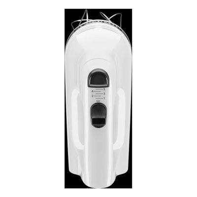 4. KitchenAid 5KHM5110EWH 85W Hand Mixer White