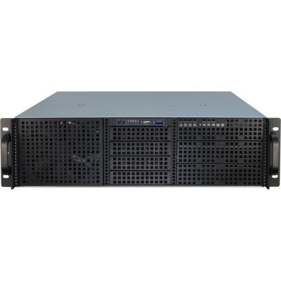 3. Inter-Tech 3U-30248 Black Stainless Steel Stand