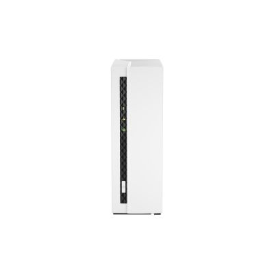 7. Qnap TS-133, Tower, 1 x 2.5"/3.5" SATA, ARM 1.8GHz Quad core, 2GB, 1 x 1GbE, External adapter (PSU)