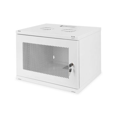 Digitus 19" 7U wall-mounted network cabinet 540x400, perforated door, gray, undivided, unassembled, 60kg