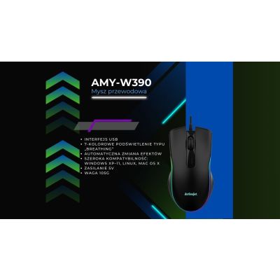 6. Activejet USB AMY-W390 Heated Wired Mouse; 30°C / 35°C / 40°C