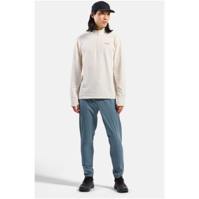 3. Men’s Odlo Mid Layer 1/2 Zip ESSENTIAL THERMAL Pullover, beige