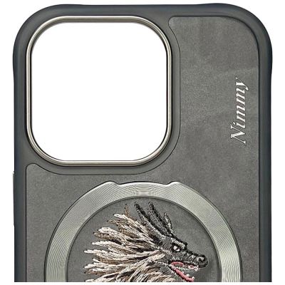 4. Nimmy Dragon MagSafe Case for iPhone 16 Pro Max - Gray
