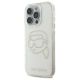 2. Karl Lagerfeld IML Rhinestones Karl Head Case for iPhone 16 Pro - Clear