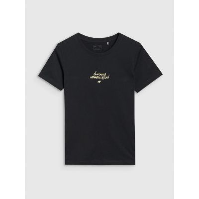 6. Women's regular printed T-shirt 4F 4FRSS25TTSHF2786-20S