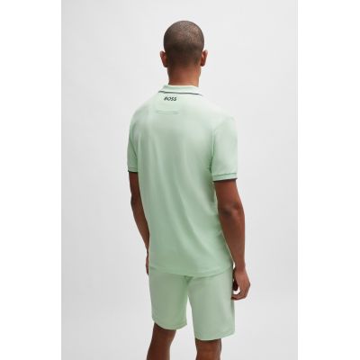 5. Boss Paddy Pro Open Green Men's Regular Fit Polo Shirt (50469102-388)