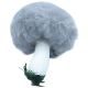 4. DECORATIVE PENDANT MUSHROOM 8x12CM GRAY