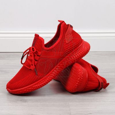 2. NewS M EVE266B red textile sports shoes