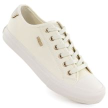 Beige women's low-top textile sneakers Big Star TT274004