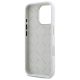 7. Guess Silicone Logo Strass 4G Case for iPhone 16 Pro - White