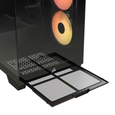 12. Corsair 3500X RSR ARGB Tempered Glass Mid-Tower Case, Black