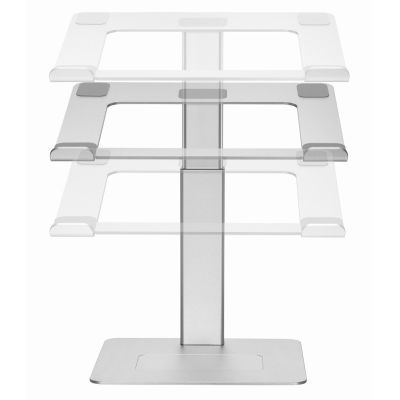 23. GEMBIRD NOTEBOOK STAND WITH HEIGHT ADJUSTMENT 15.6, SILVER