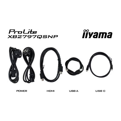 37. iiyama ProLite XB2797QSNP-B1 computer monitor 68.6 cm (27") 2560 x 1440 px Quad HD LED Black