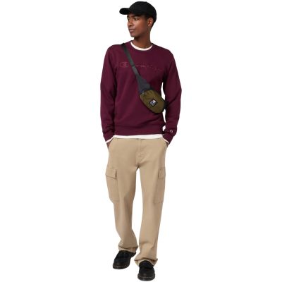 6. Champion Crewneck Sweatshirt Burgundy 220272 RS522