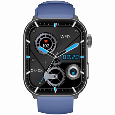 5. Men's Smartwatch GRAVITY GT28-3 Strap + Bracelet Navy Blue Black