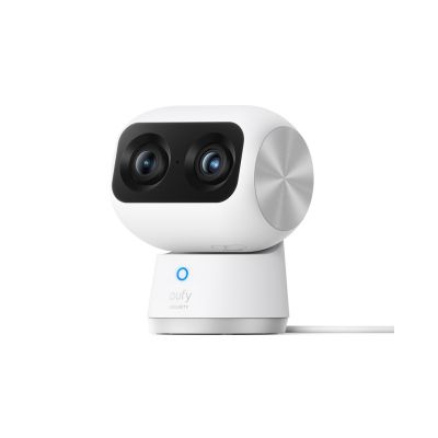 9. Anker Eufy | Indoor Security Camera | S350 | Wide-Angle Lens | Tabletop | Micro SD Card, Max 128GB | White