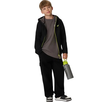 8. 4F Boys' M598 Softshell Jacket Deep Black 4FJWAW26TSOFM598 20S