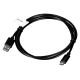Lanberg QC 3.0 Cable CA-USBO-20CU-0018-BK (USB 2.0 Type-A - USB Type-C; 1.8m; black)