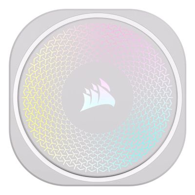 9. CORSAIR NAUTILUS 360 ARGB White, 360mm Radiator, Liquid CPU Cooler