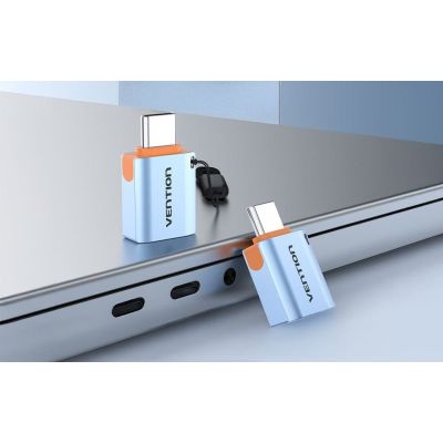 2. USB 3.1 Vention USB-C to USB-A OTG Adapter with Aluminum Alloy Lanyard