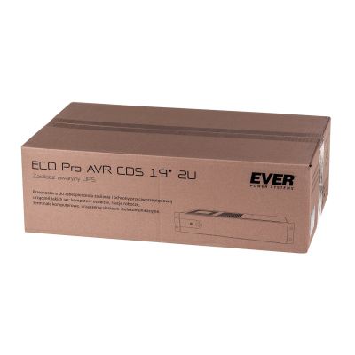 8. EVER ECO Pro 1000 AVR CDS 19" 2U UPS (Rack; 1000VA) (W/EAVRRM-001K00/00)
