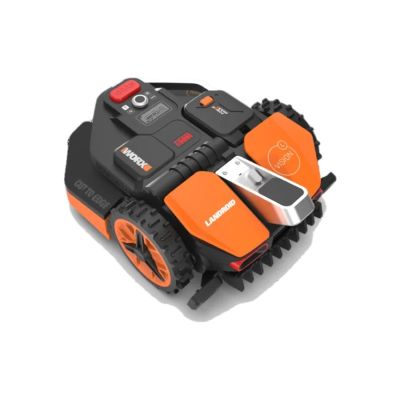 3. WORX Landroid Vision L1600 Robot Lawn Mower Battery Black, Orange, Red, Silver