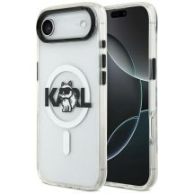 Karl Lagerfeld IML Choupette Sketch Logo MagSafe iPhone Air Case - Clear