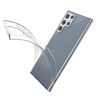 8. Ultra Clear Gel Cover 0.5mm Samsung Galaxy S22 Ultra Transparent