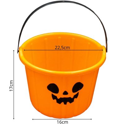 7. HALLOWEEN CANDY BUCKET 17CM