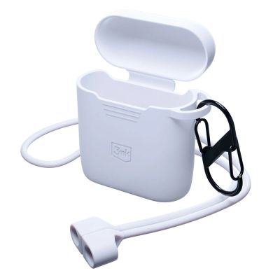 6. 3mk Silicon AirPods Case for AirPods 2 - white